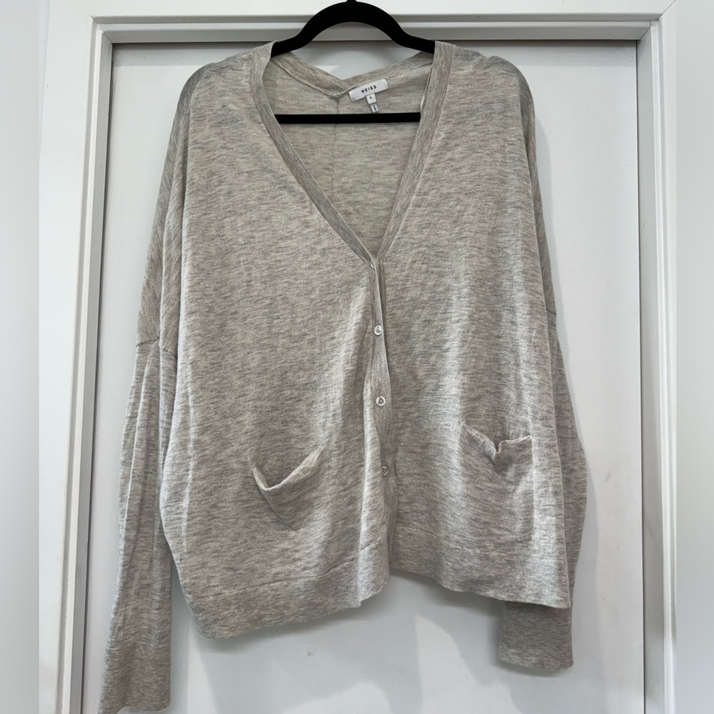 Reiss Grey cardigan